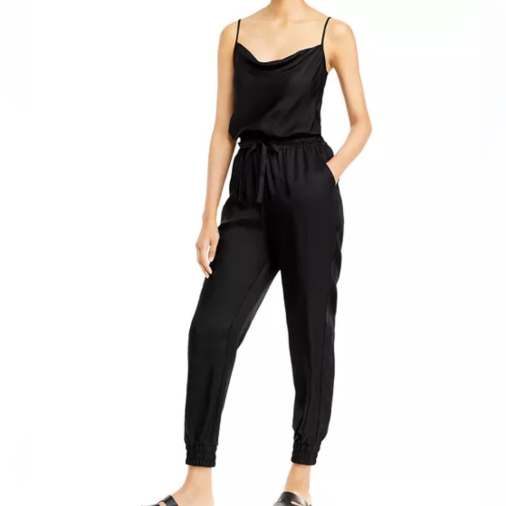 Cinq à Sept Black Jumpsuit - Picture 2 of 12